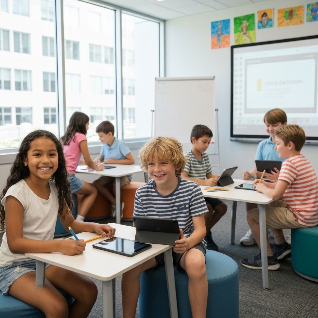 Students learning together